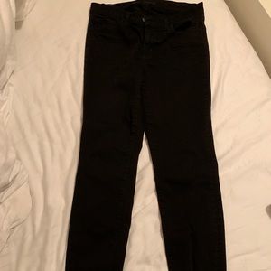 J brand jeans skinny leg black